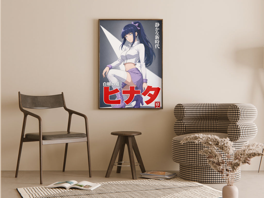 Naruto Hinata Idol Portrait Anime Poster — room