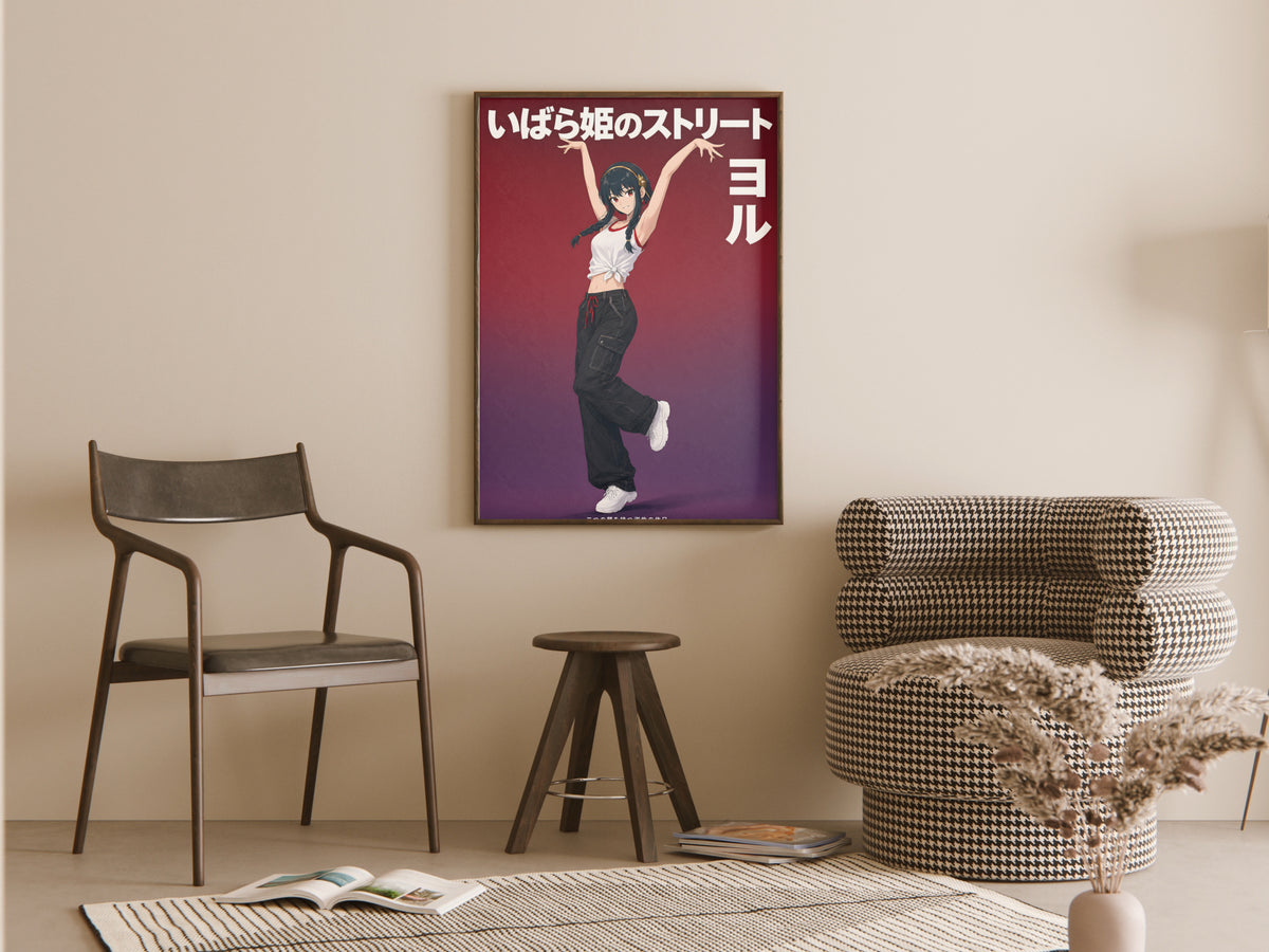 Spy x Family Yor Streetwear Editorial Anime Poster — room