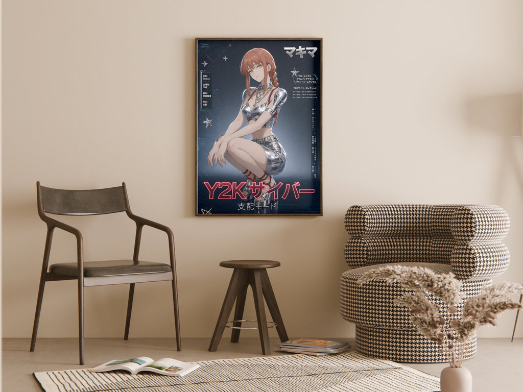 Chainsaw Man Makima Y2K Fashion Anime Poster — room