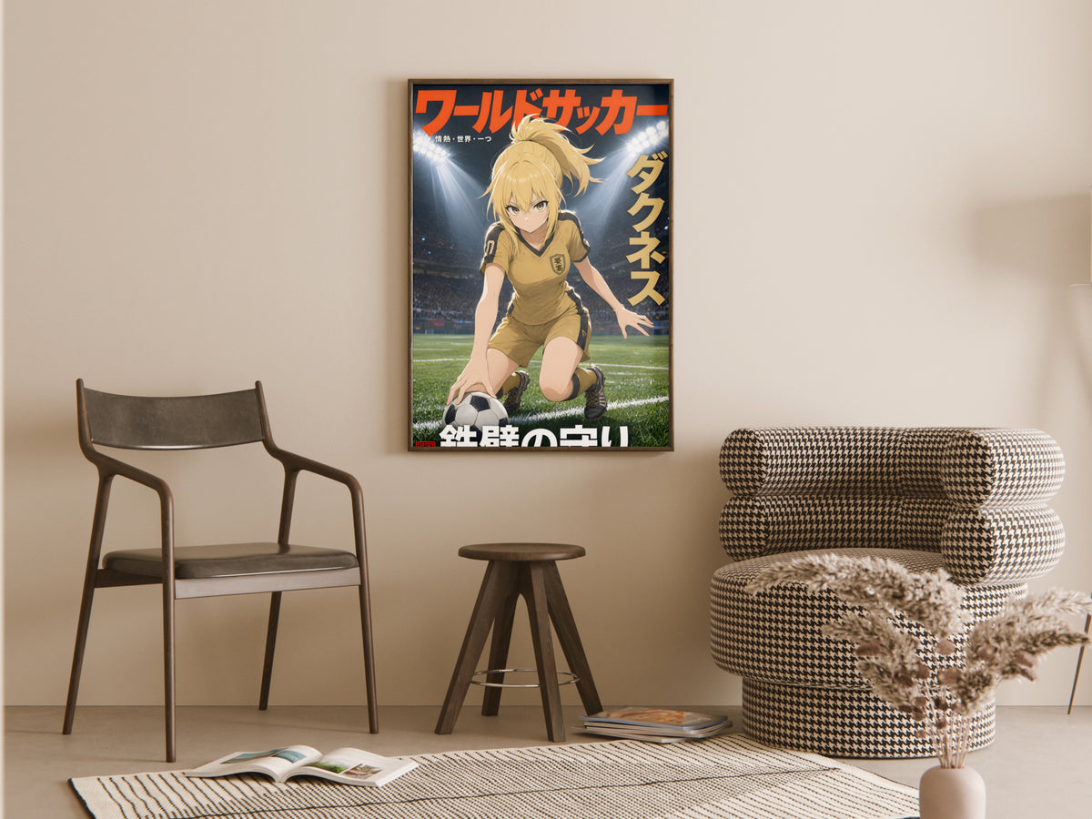 KonoSuba Darkness Football Cover Anime Poster — room