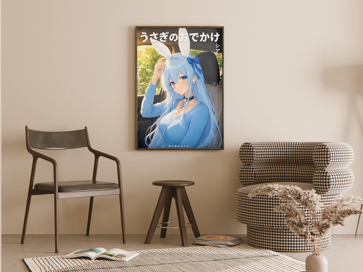 Arifureta Shea Road Trip Earbuds Anime Poster — room