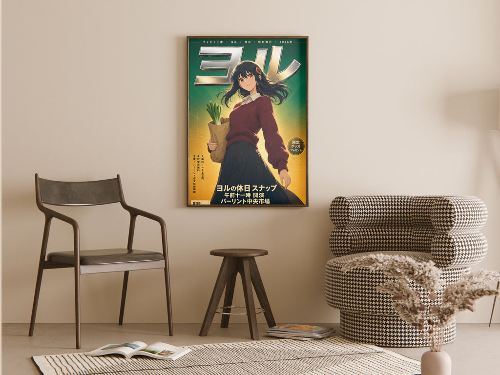 Spy x Family Yor Emerald Fashion Portrait Anime Poster — room