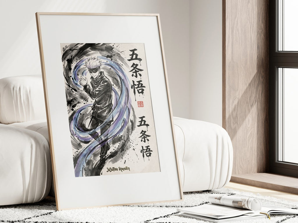 Jujutsu Kaisen Gojo Satoru Hollow Purple Anime Poster