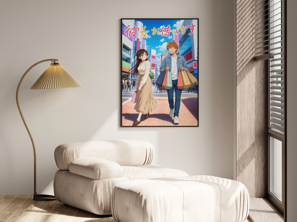 Rent a Girlfriend G10 Shopping Day Anime Poster