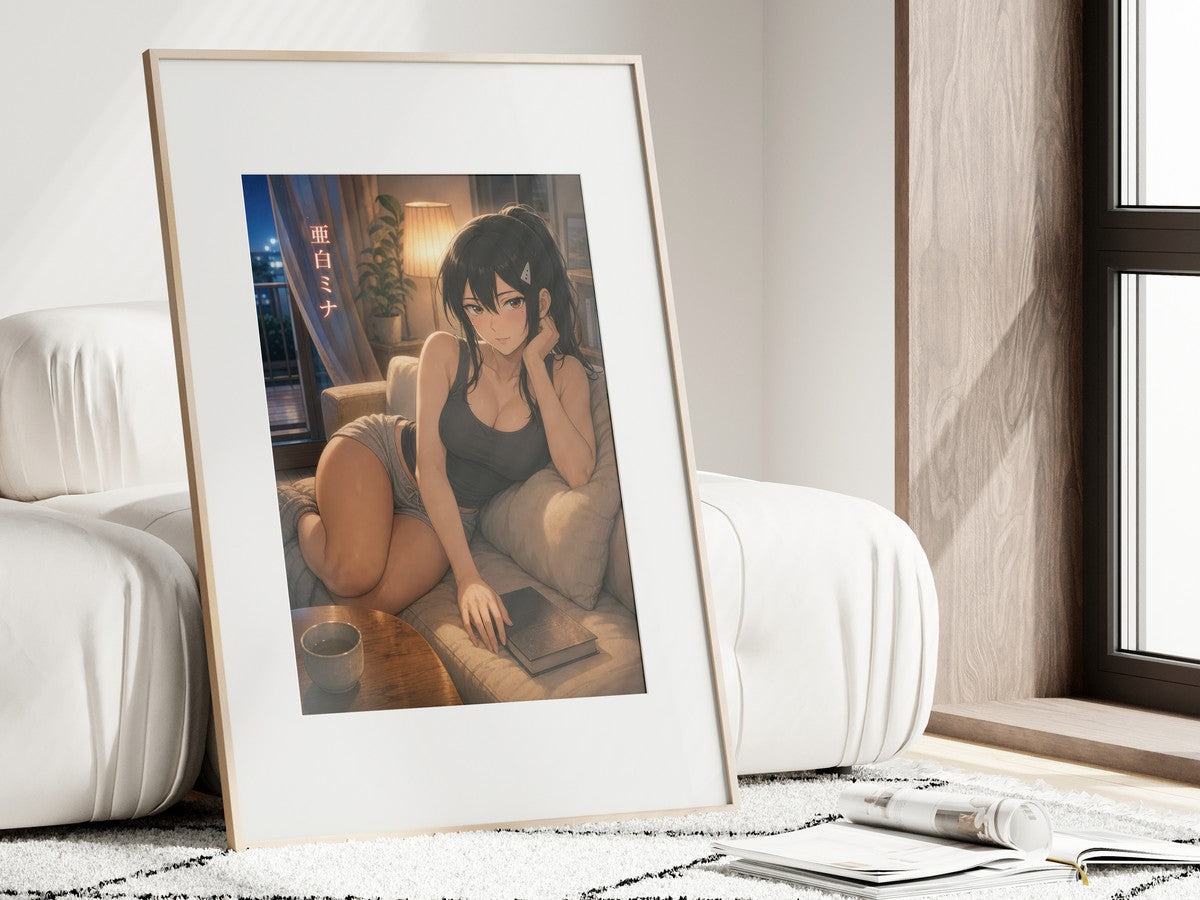 Kaiju No. 8 Kj8 S04 Mina Sleepy Couch Master Locked Anime Poster