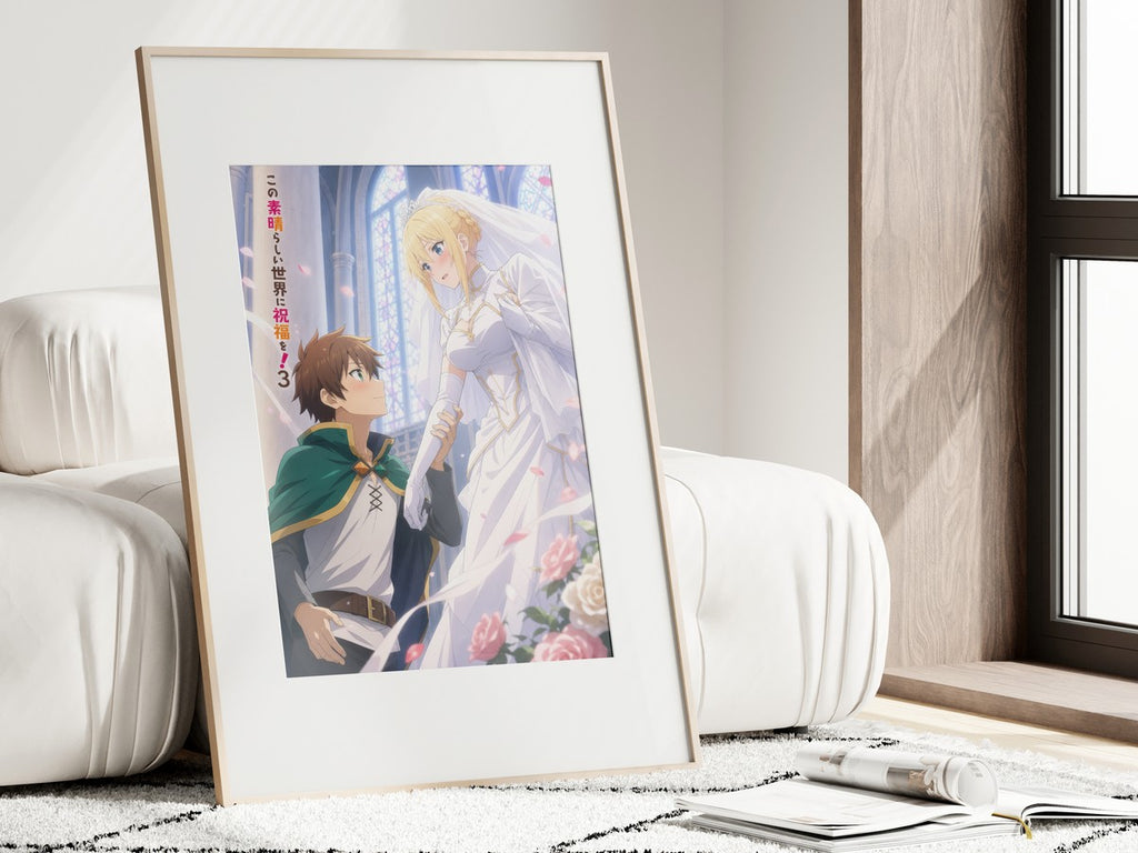 KonoSuba Romantic Duos R11 Darkness Kazuma Altar Anime Poster