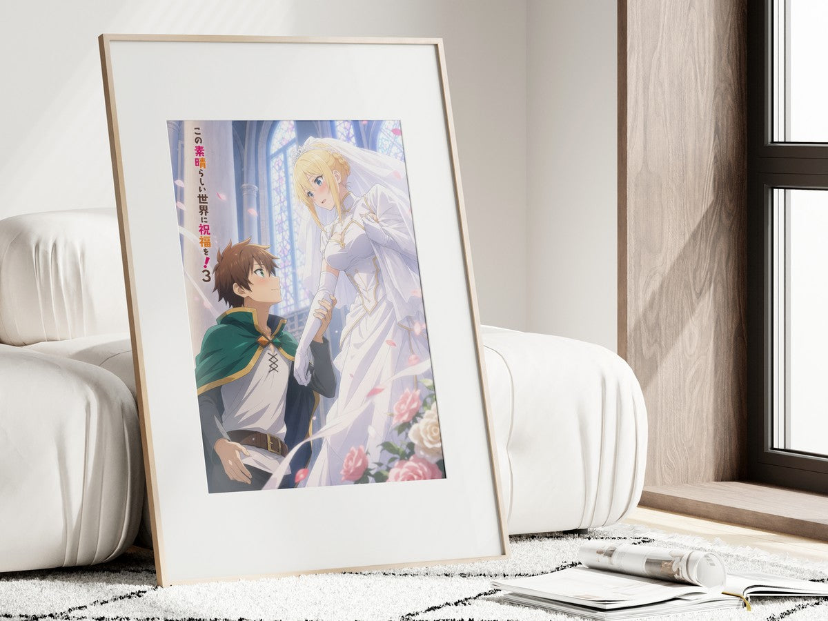 KonoSuba Romantic Duos R11 Darkness Kazuma Altar Anime Poster