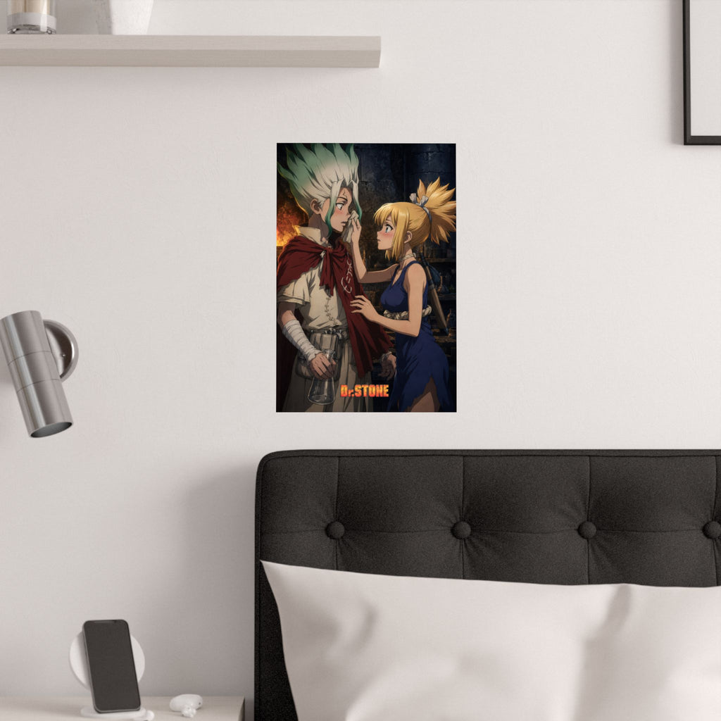 Dr. Stone P19 Senku Kohaku Care Anime Poster