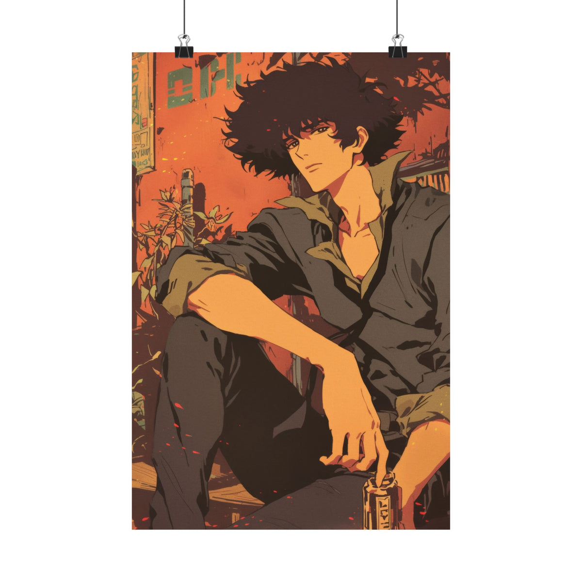Cowboy Bebop Spike Siegel Anime Poster
