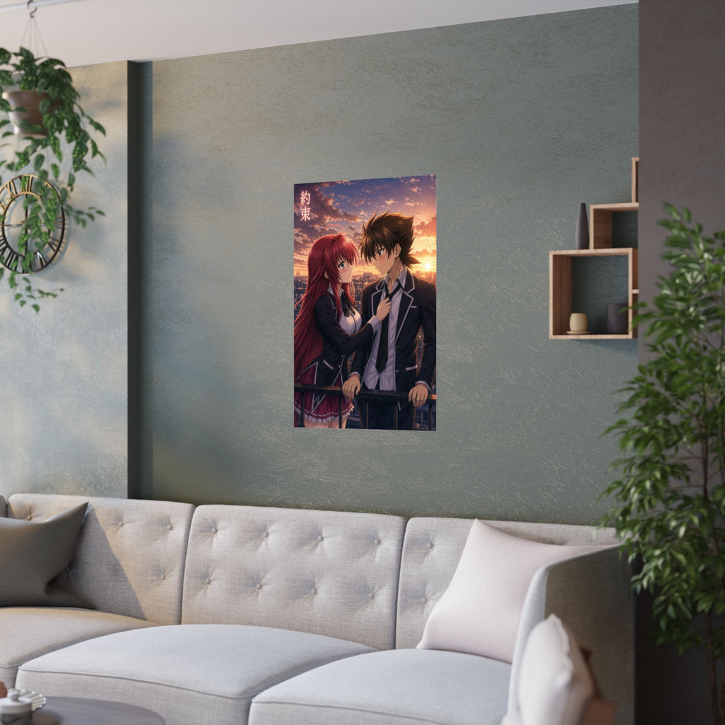 High School DxD P12B Issei Rias Promise Anime Poster