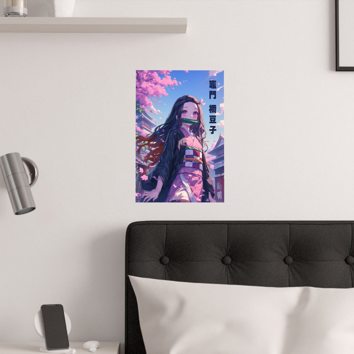 Demon Slayer Nezuko Pink Anime Poster