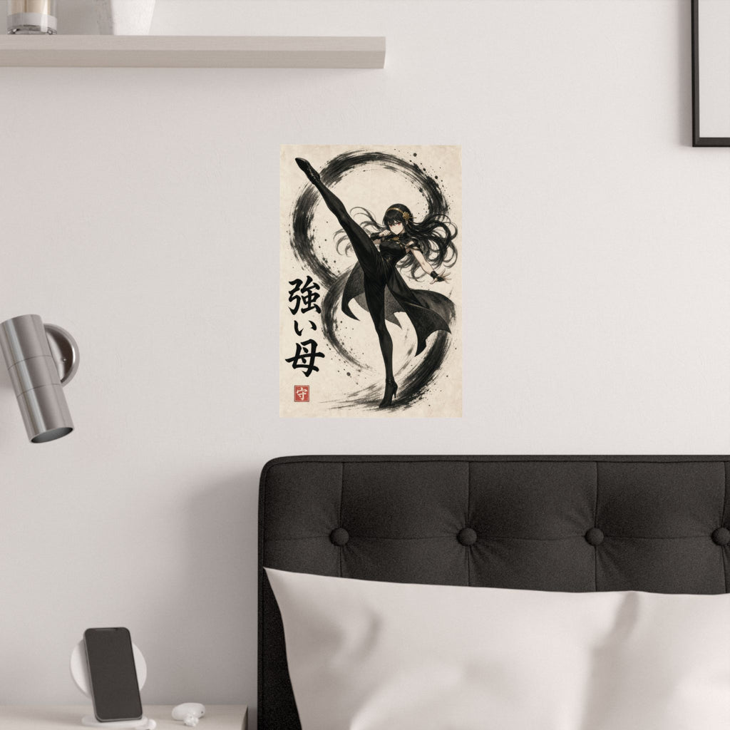Spy x Family Yor Sumie Power Kick Kinetic Sumie Character Poster Anime Poster