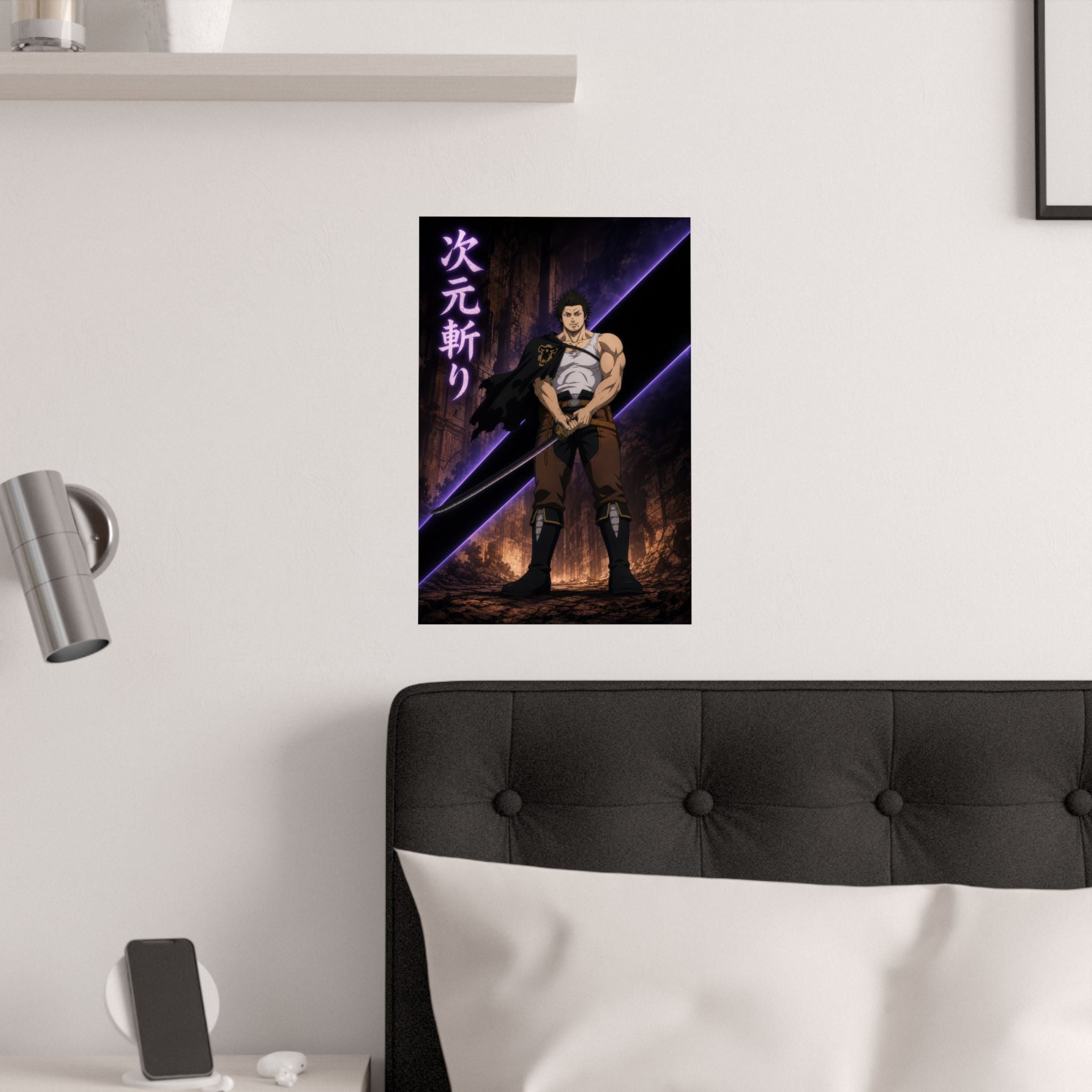 Black Clover P05B Yami Dimension Slash Anime Poster