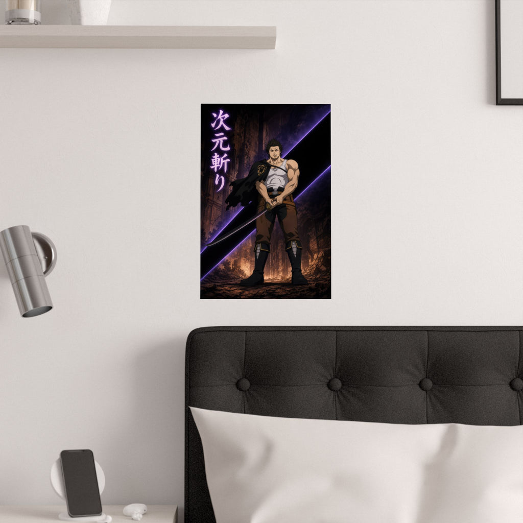 Black Clover P05B Yami Dimension Slash Anime Poster