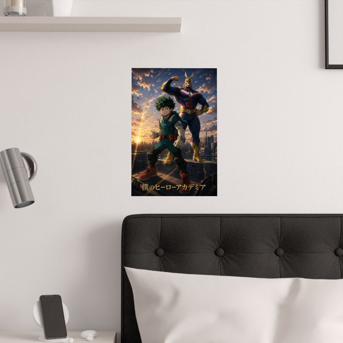 My Hero Academia G3 Deku Allmight Duo Anime Poster