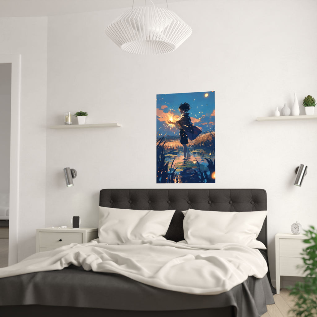 Eat a Star Howls Moving Castle Anime Poster