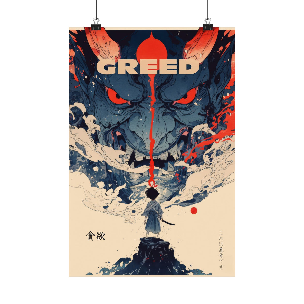 Greed -Boy vs Monster Anime Poster