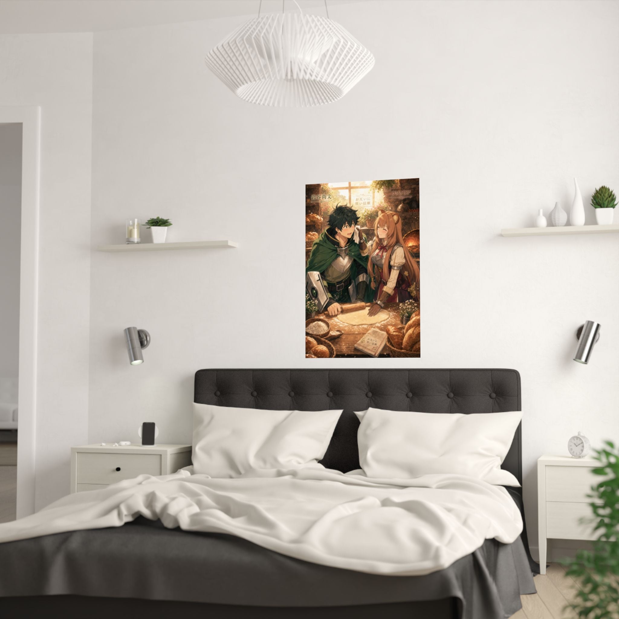The Rising of the Shield Hero Romance Plus Village Bakery Morning Anime Poster