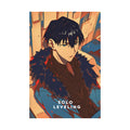 Solo Leveling Jinwoo Lounging Anime Poster