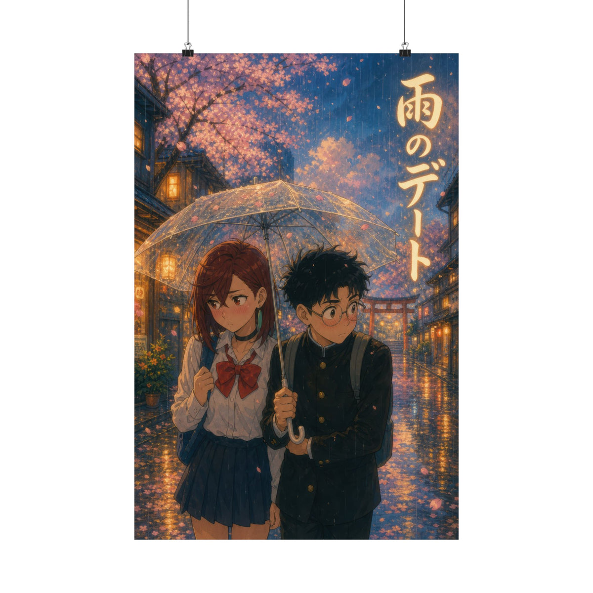 Dandadan Ddd02 Rain Umbrella Ghibli Anime Poster