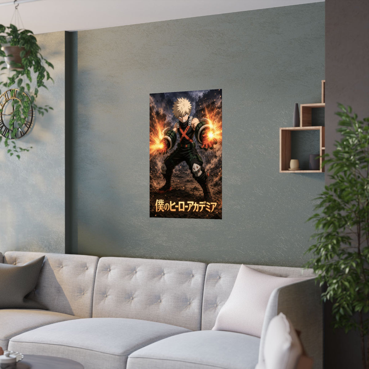 My Hero Academia G2 Bakugo Explosion Anime Poster