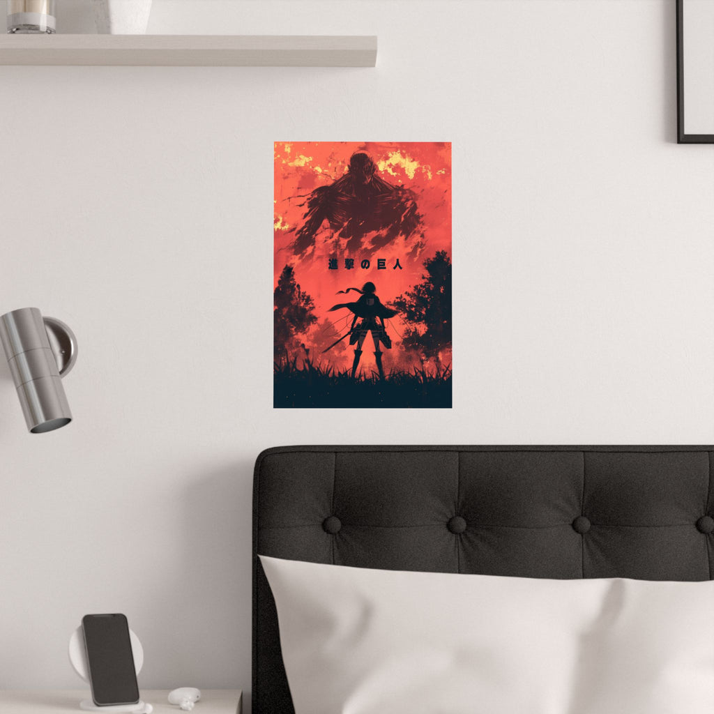 Mikasa Attack on Titan Anime Poster