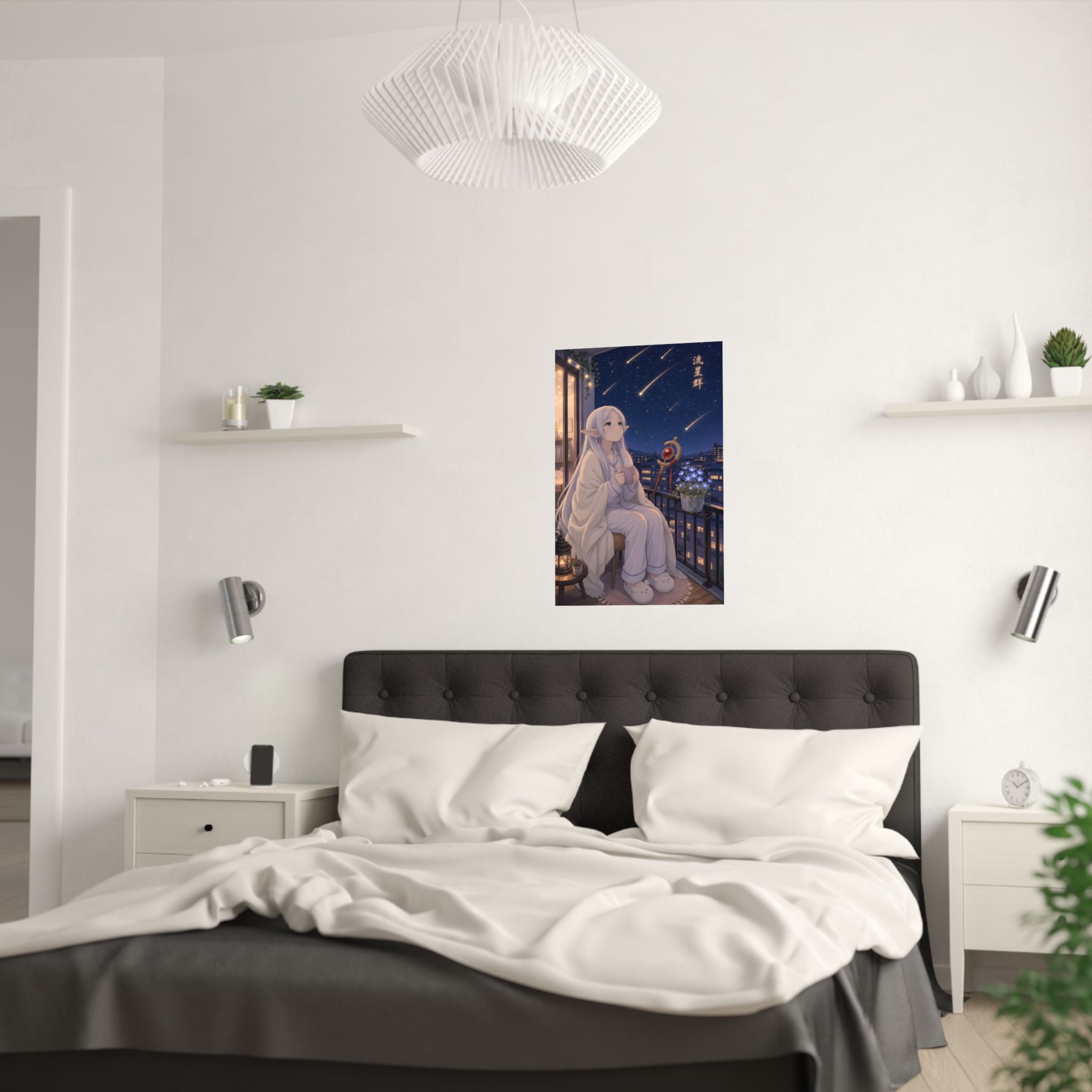 Frieren Fr40 Meteors Balcony Anime Poster