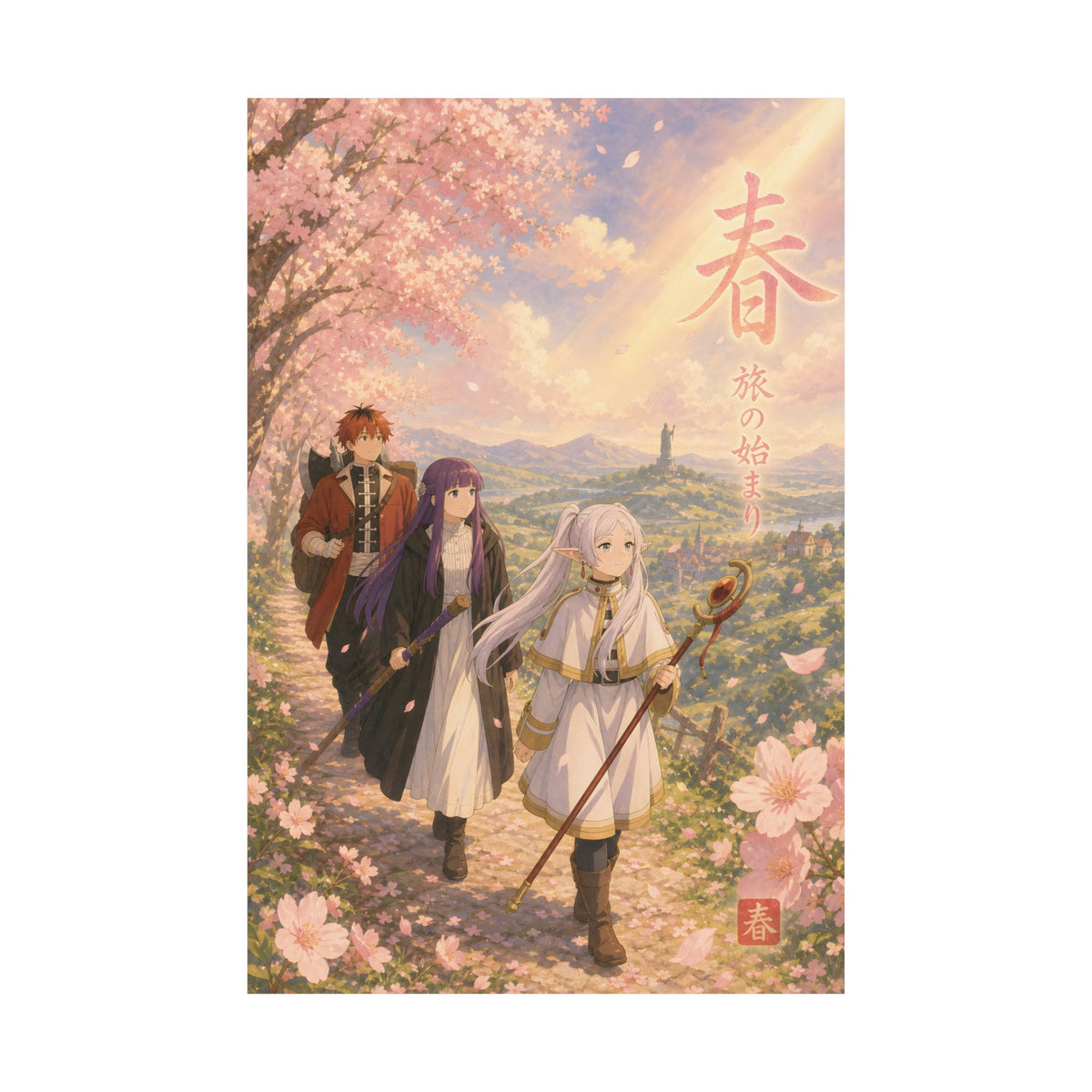 Frieren Fs01 Spring Anime Poster