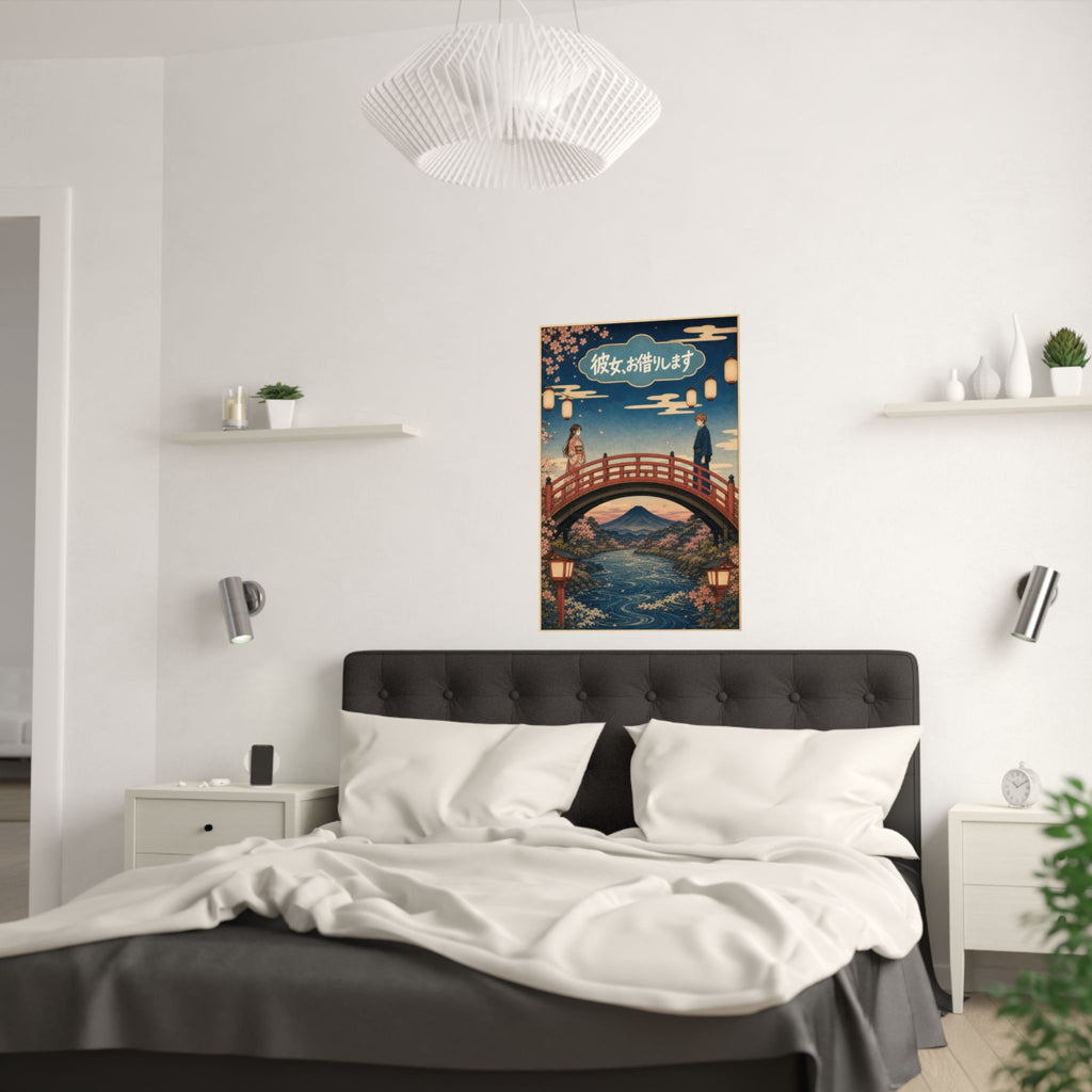 Rent a Girlfriend G10 Ukiyoe Bridge Anime Poster
