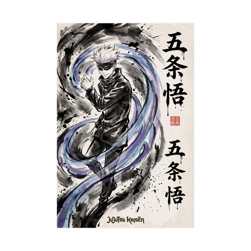 Jujutsu Kaisen Gojo V1 Anime Poster