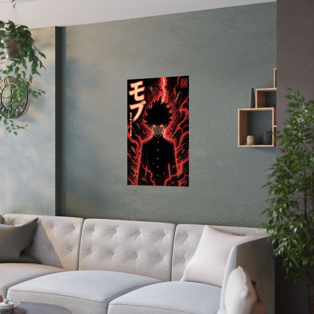 Mob Psycho 100 Mob01 100Percent Dark Pop Anime Poster