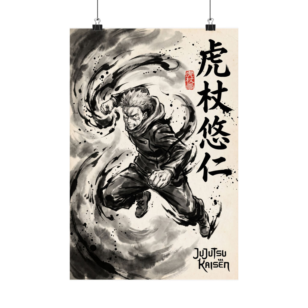 Jujutsu Kaisen Yuji V1 Anime Poster