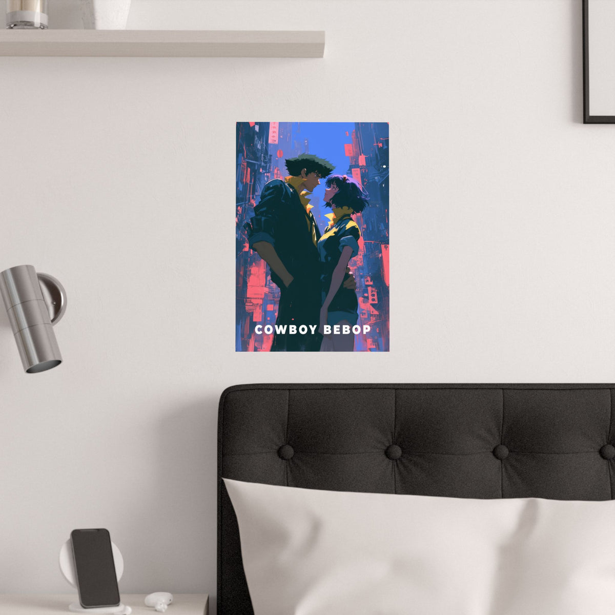 Cowboy Bebop Spike and Faye Anime Poster