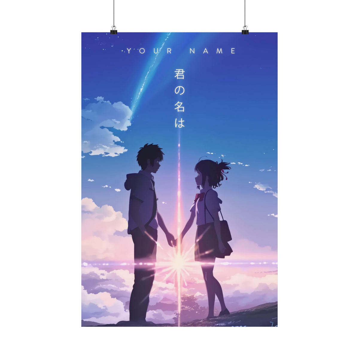 Your Name Poster Design Anime Poster