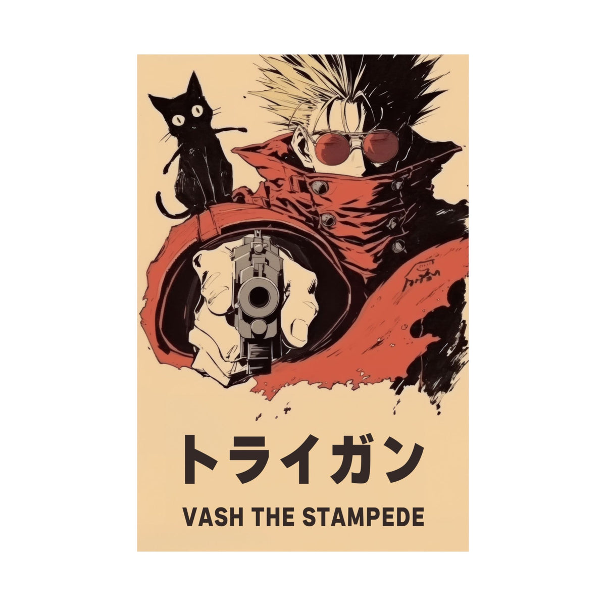 Trigun Vash Anime Poster