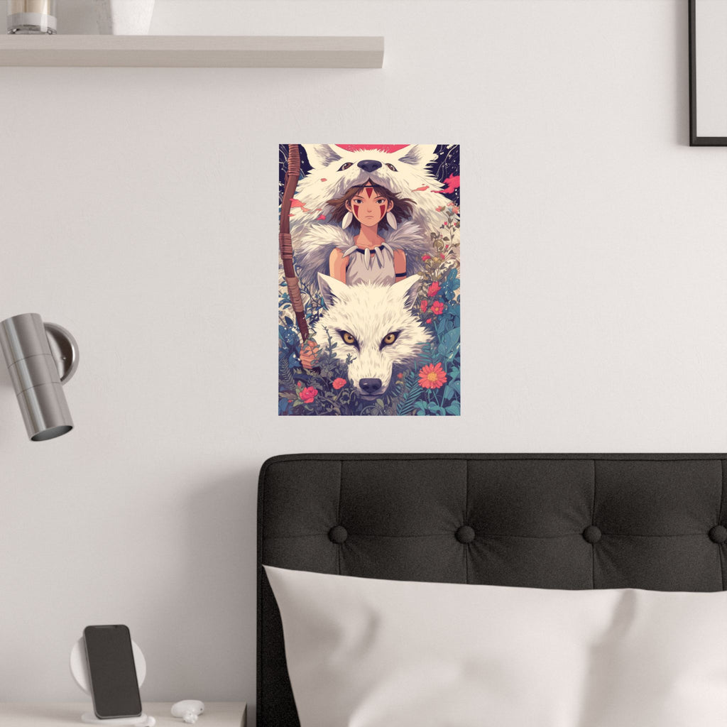 Princess Mononoke Fox 6 Anime Poster