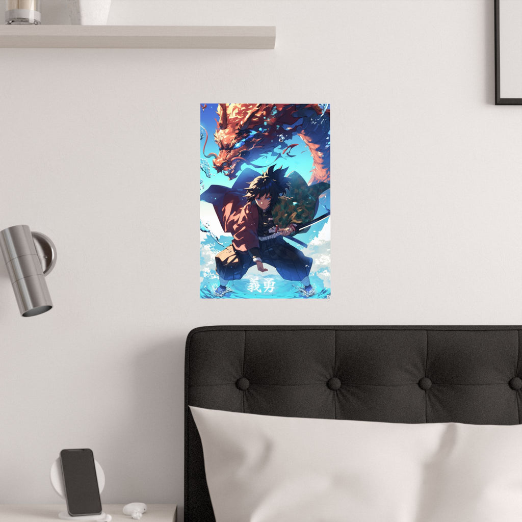 Demon Slayer Giyu Tomioka the water hashira Anime Poster
