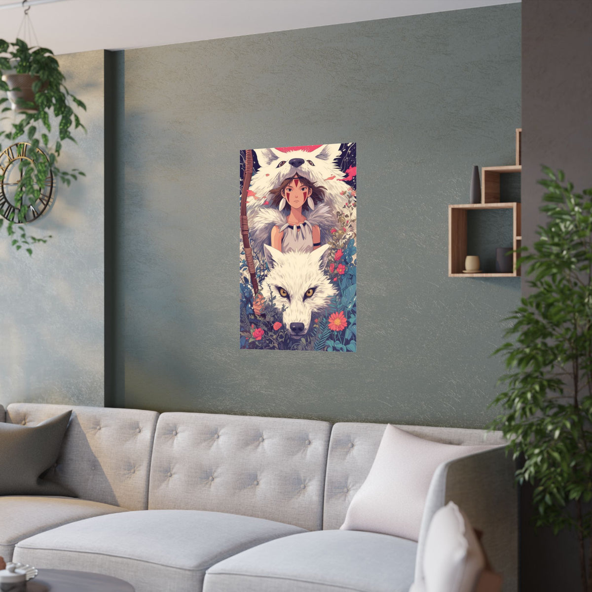 Princess Mononoke Fox 6 Anime Poster