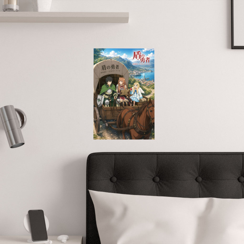 The Rising of the Shield Hero Traveling Merchant Wagon Adventure Anime Poster