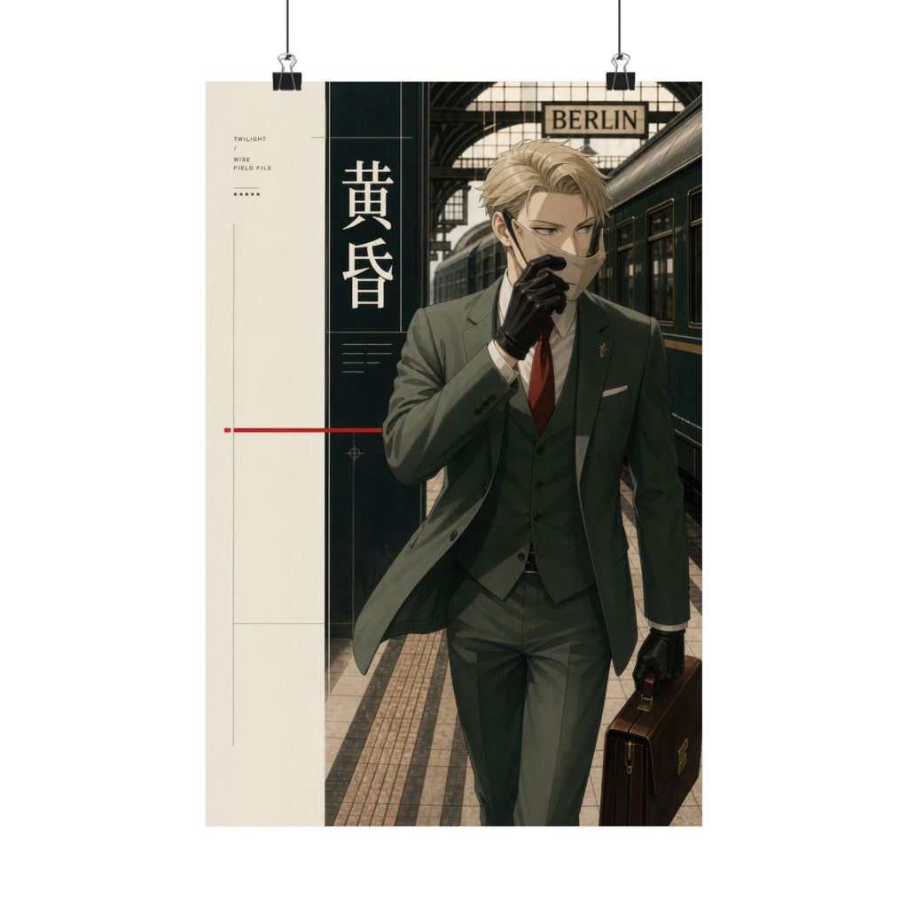 Loid Spy x Family Anime Poster Twilight Station Century Espionage Editorial