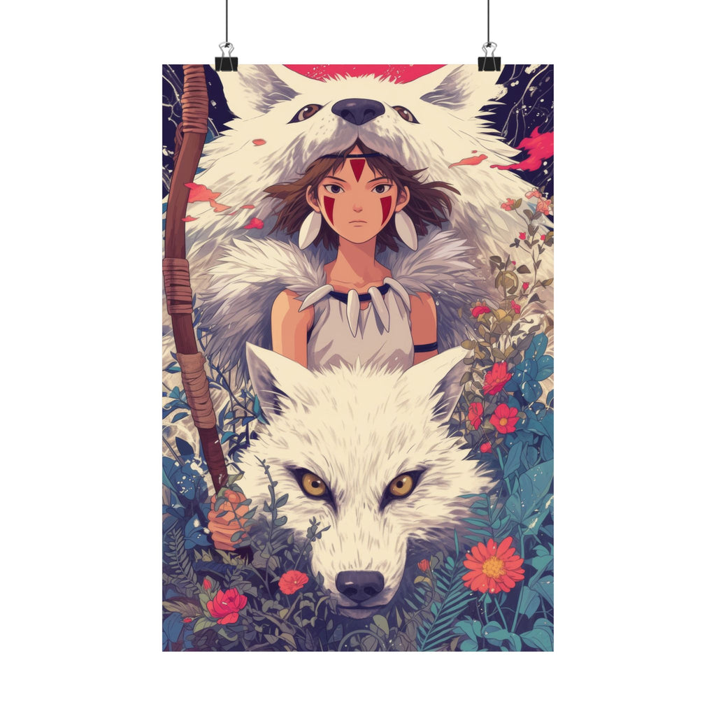 Princess Mononoke Fox 6 Anime Poster