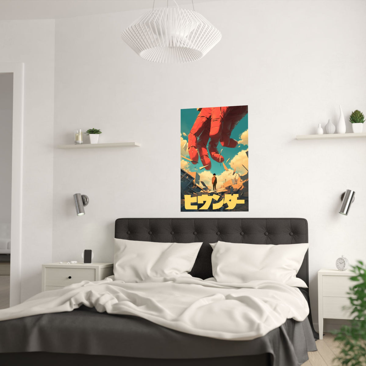 Mercy Jihi - Robot Hand Boy Anime Poster