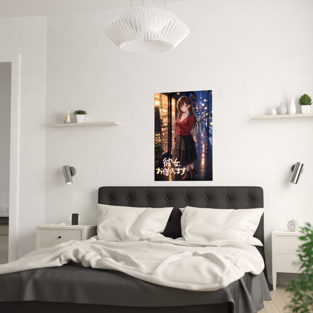 Rent a Girlfriend G1 Chizuru Cafe Anime Poster