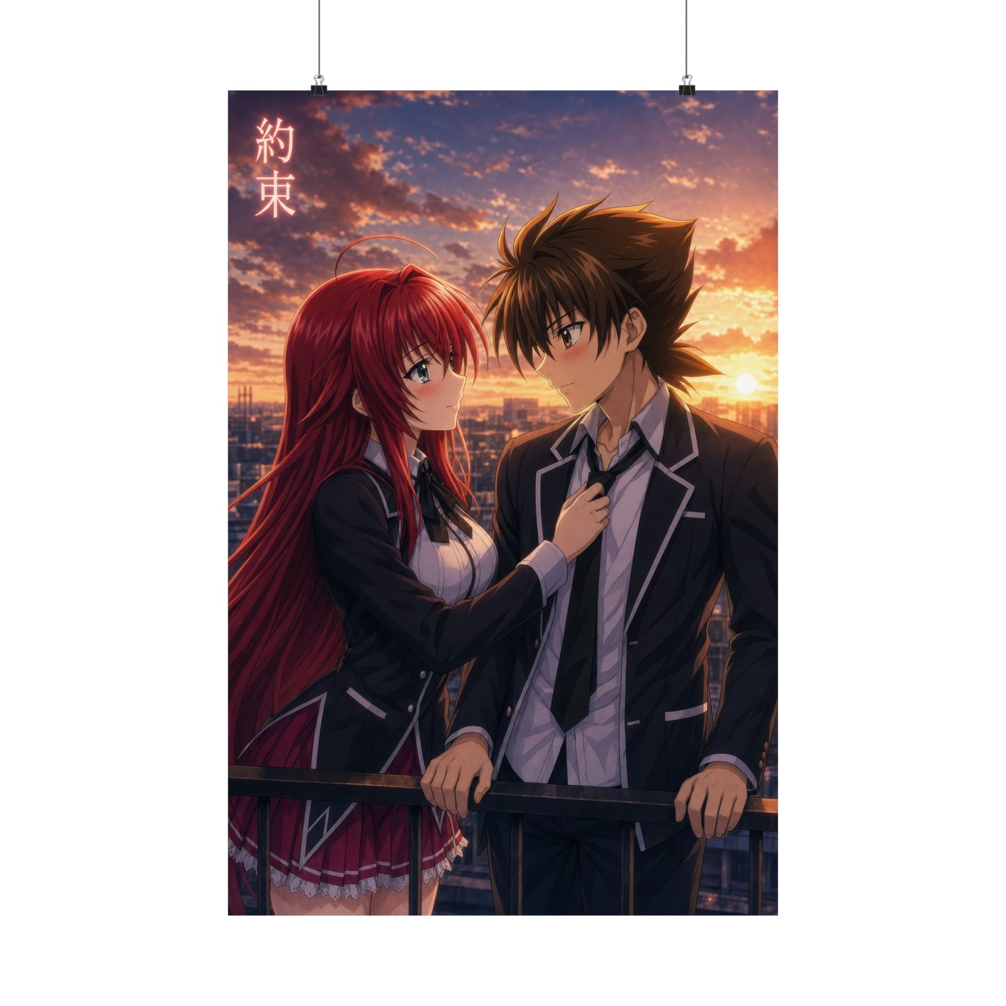 High School DxD P12B Issei Rias Promise Anime Poster