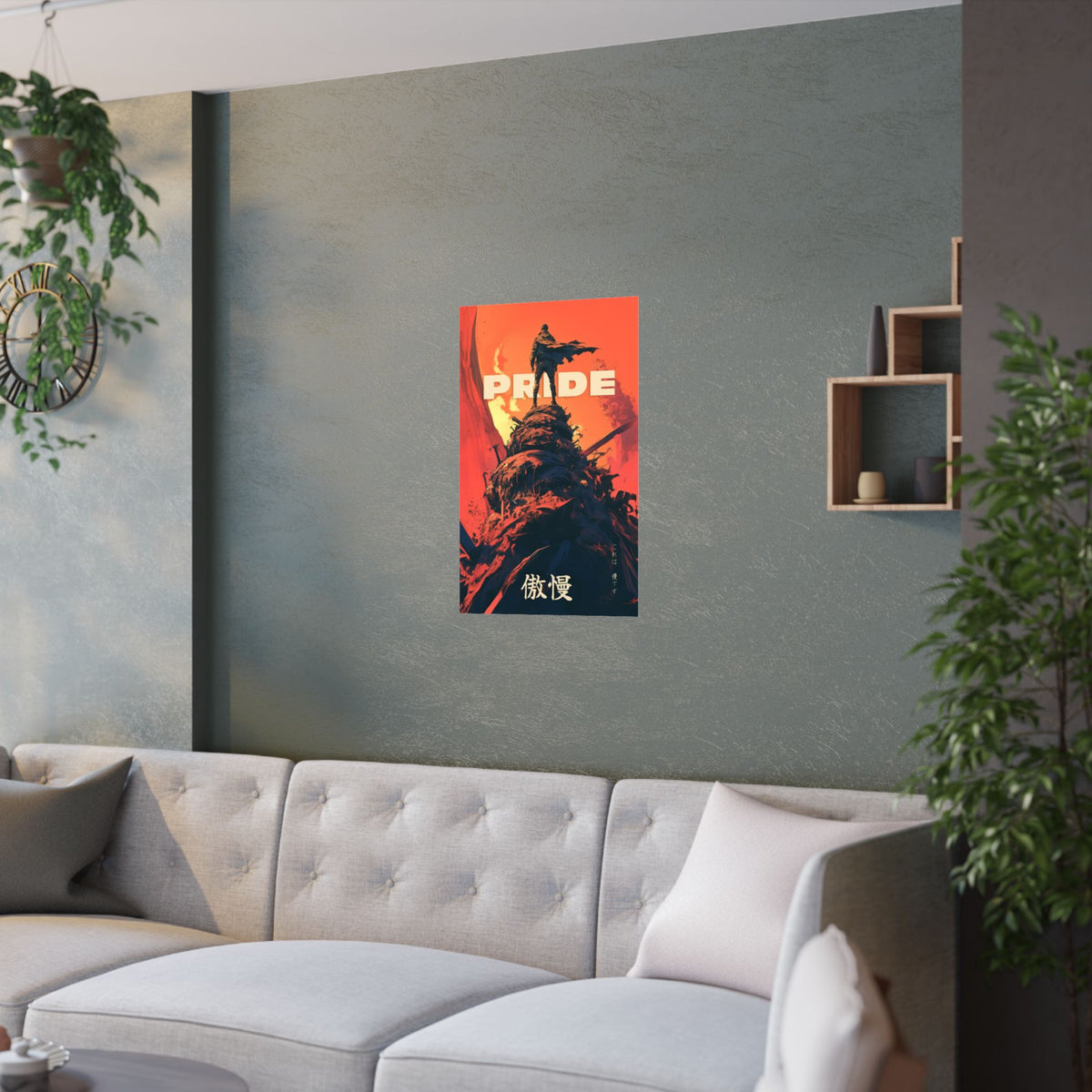 Pride - Man ontop of Red Pile Anime Poster