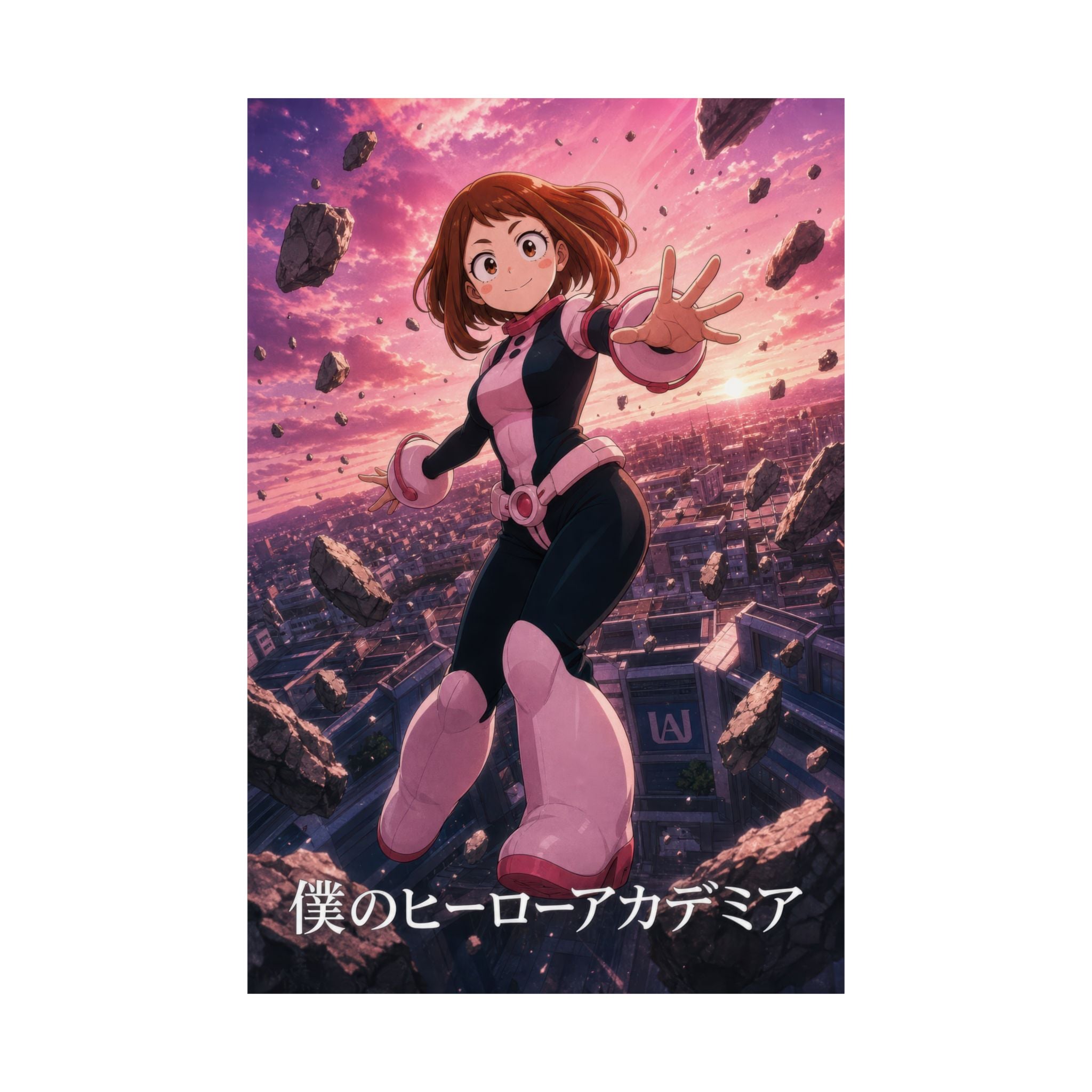 My Hero Academia G2 Uraraka Float Anime Poster