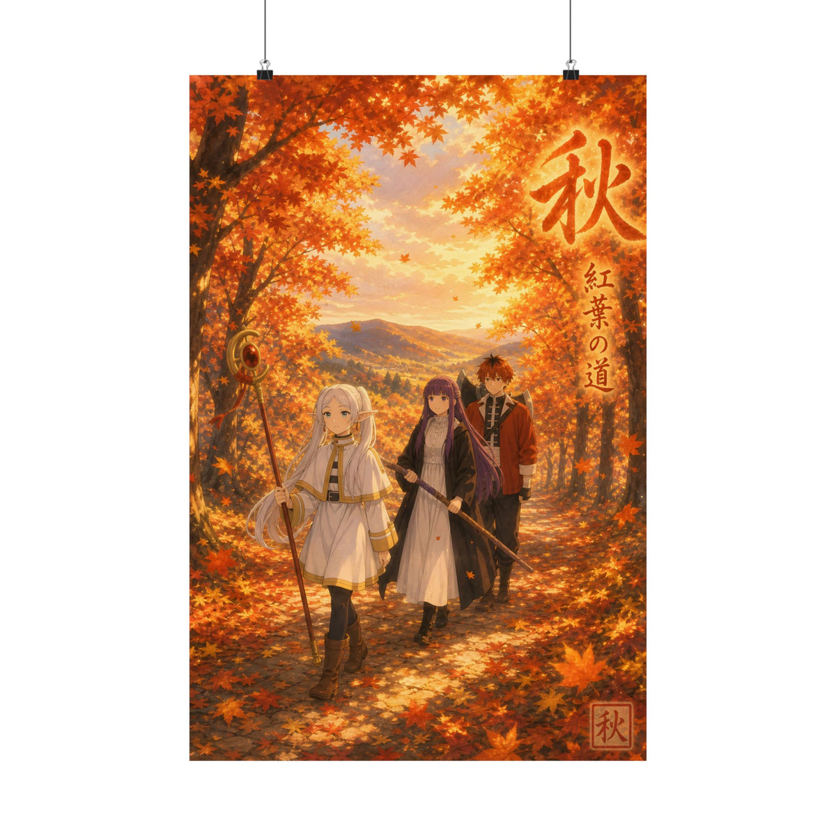 Frieren Fs03 Autumn Anime Poster