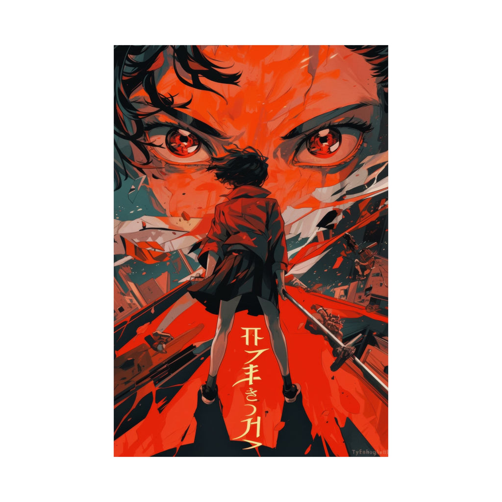 Fate Destiny - Girl Red Poster Anime Poster