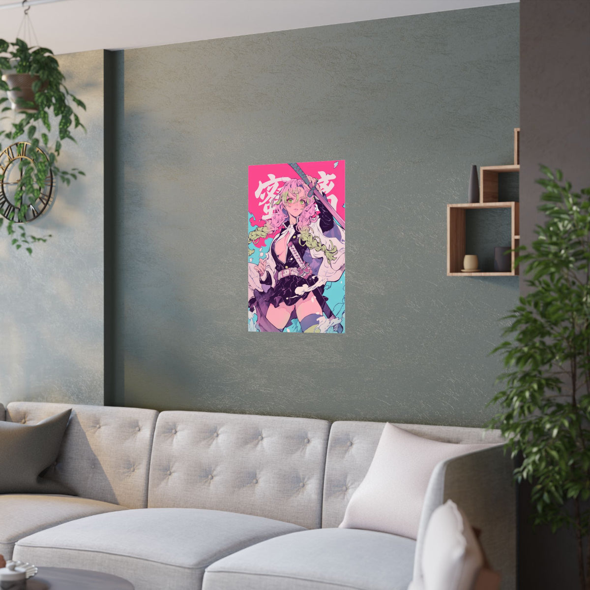 Demon Slayer Mitsuri Kanroji The Love Hashira Anime Poster