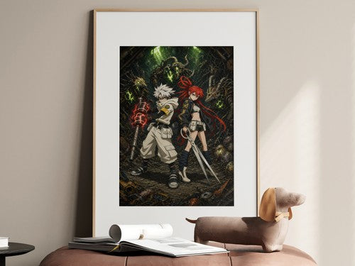 Gachiakuta Gk17 Rudo Riyo Battle Beast Nest Anime Key Visual Anime Poster